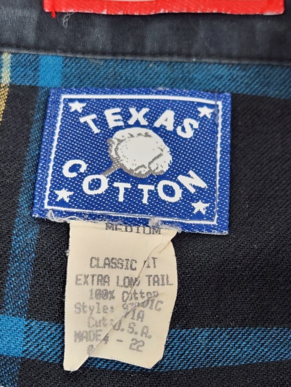 Vintage Texas Cotton Button Down Pocket Short Sleeve Shirt USA Made. Medium - Picture 4 of 8